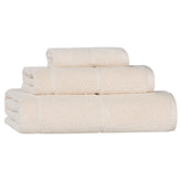 Mile Smart Twist Viscose Cotton Blend Solid 3 Piece Towel Set